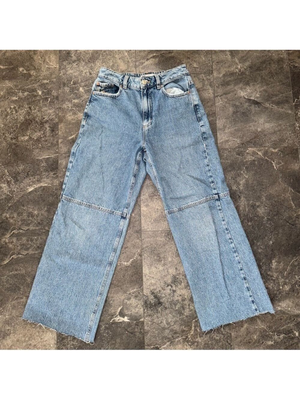 Garage Denim Jeans Wide Leg Light Wash  Size 27